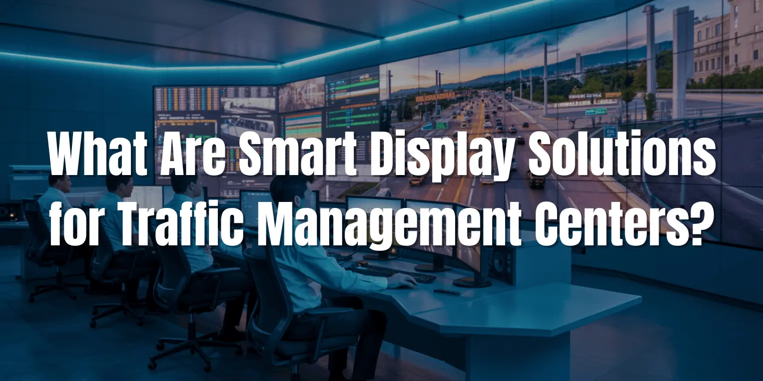 What Are Smart Display Solutions for Traffic Management Centers?