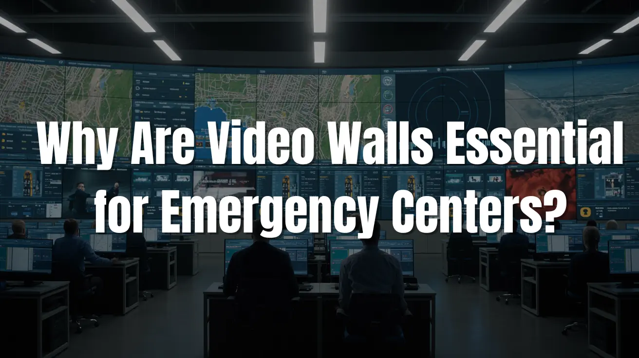 Why Are Video Walls Essential for Emergency Centers?